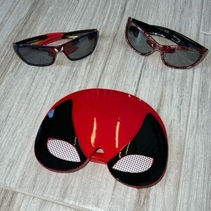 Two pairs of Spiderman Sunglasses, kids glasses novelty sunglasses